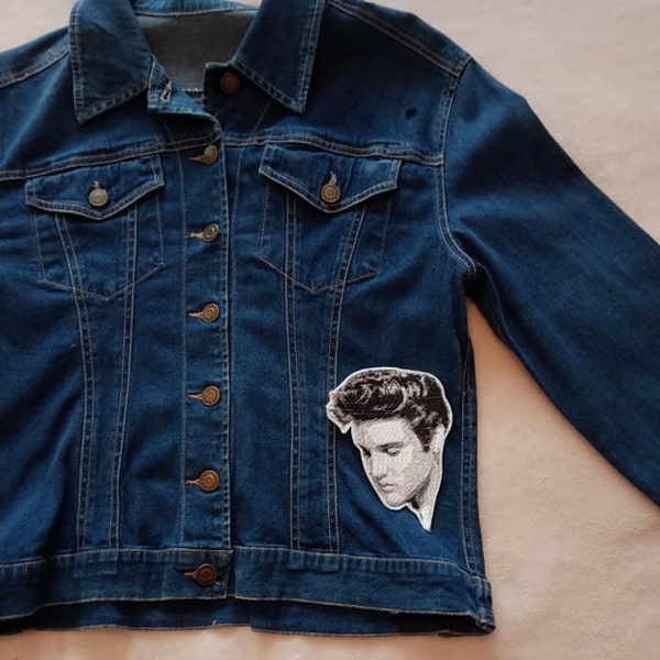 Elvis  Embroidered  Iron On Patch