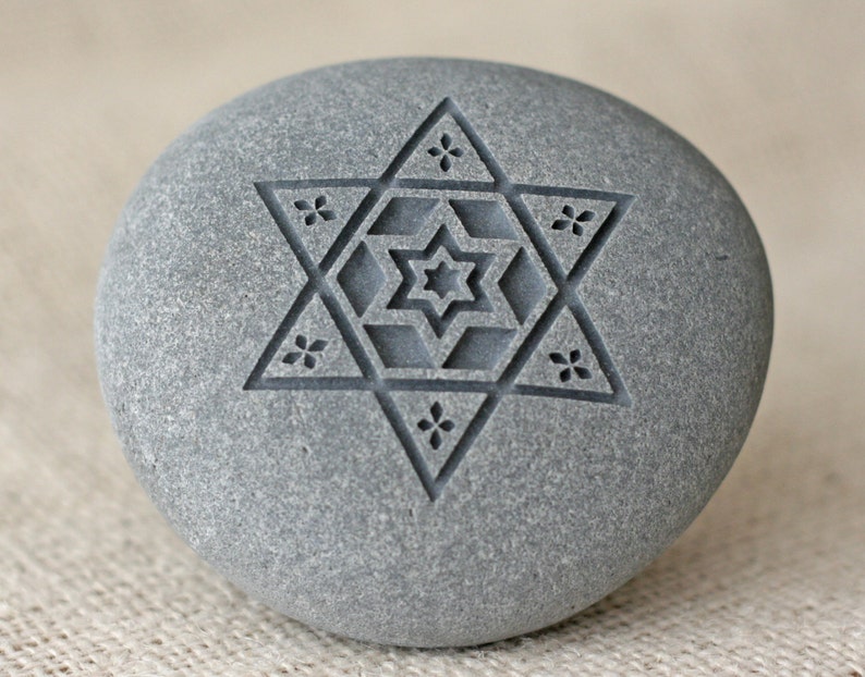 STAR of DAVID Home Decor paperweight Jewish gift Etsy