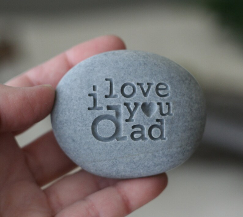 Engraved i love you dad exclusive design by sjengraving  etsy
