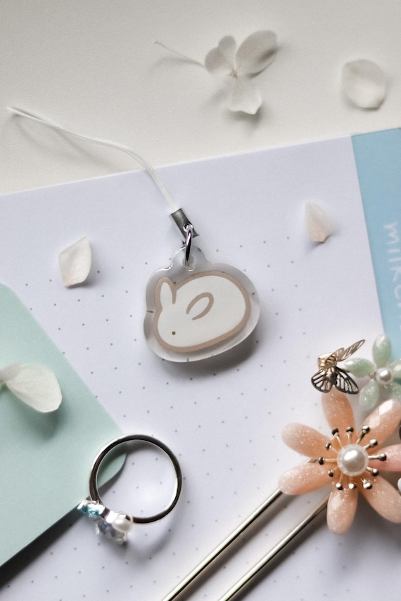 Acrylic Charm with Double-Sided Epoxy Finish | Kawaii, Phone & Bag Accessories