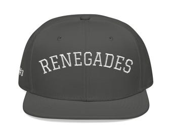 Custom Embroidered Snapback Hat, Personalized Team Name Player Number Cap