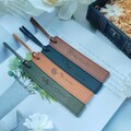 Personalized leather bookmark,Bridesmaid gift,Unique Gifts for Birthdays and Anniversaries,Wedding gift,Gift for Book Lovers,Floral Bookmark