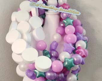 Friendship Bracelet style Lei or Sash