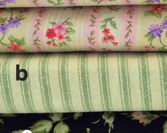 Tissus en coton à imprimé floral, au mètre, vintage