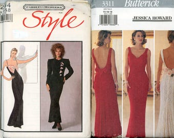 Robe de soirée années 30, Patrons de couture de créateur, Carolina Herrera, Jessica Howard