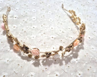 DIY Gold Flower Headpieces For Bride, Bridesmaids, Proms, Parties