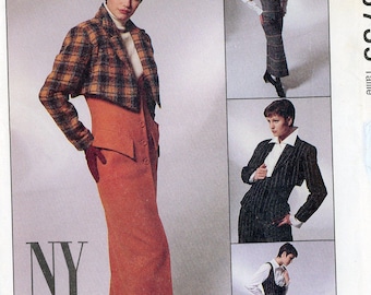 McCall's NY Collection 90s Designer Patterns, Size 14, Uncut (Pick Style)