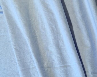 Cotton Light Blue Chambray Fabric By The Yard, 60" Wide