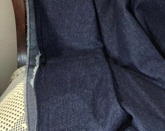Heavy Cotton Denim Fabric By The Yard, 64" Wide
