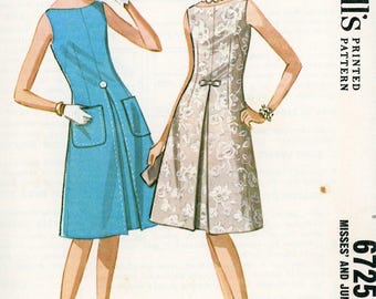 A-line Dress 60's Vintage Sewing Pattern