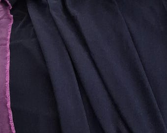 Matte Knit Twill Denim Color Fabric By The Yard, 58" Wide, 1 Way Stretch