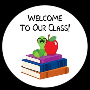 12 gepersonaliseerde terug naar School Stickers - School Stickers - aangepaste formulering - ontwerp - 2.5&quot; Inches