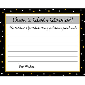 50 Tarjetas de jubilación - Tarjetas de consejos de jubilación - Memoria y deseos de jubilación - Tarjetas de fiesta de despedida - Tarjetas de memoria favoritas - Deseo especial