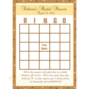 24 personalizada tarjetas de Bingo despedida de soltera - novia moderna
