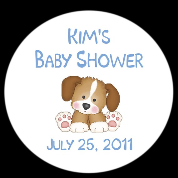 FOUR Sizes Available Personalized Round Stickers 2.5,2,1.5,1 Little Prince Baby Shower