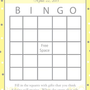 24 personalizado nupcial ducha Bingo tarjetas - novia moderna - amarillo - gris - plata