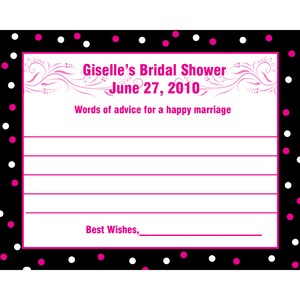 24 tarjetas de consejos despedida de soltera - novia moderna - rosa Consejo de despedida de soltera despedida de soltera - boda consejos-