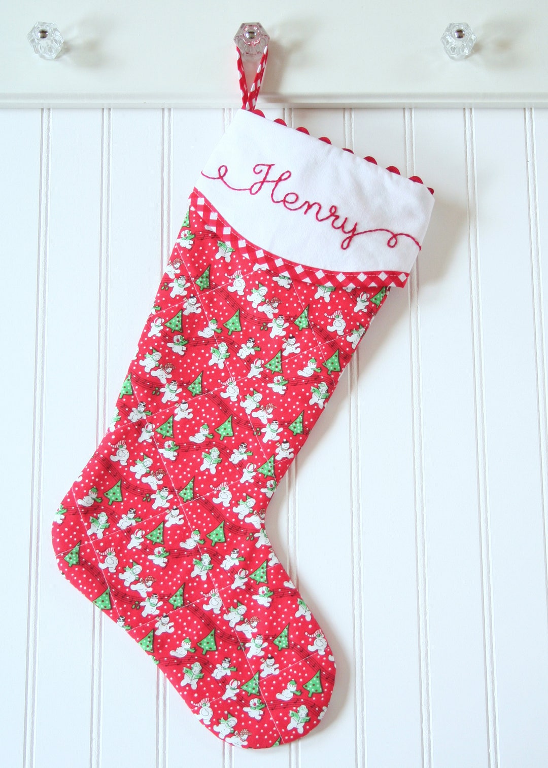 PREORDER Christmas 2024 Baby First Christmas Stocking Etsy