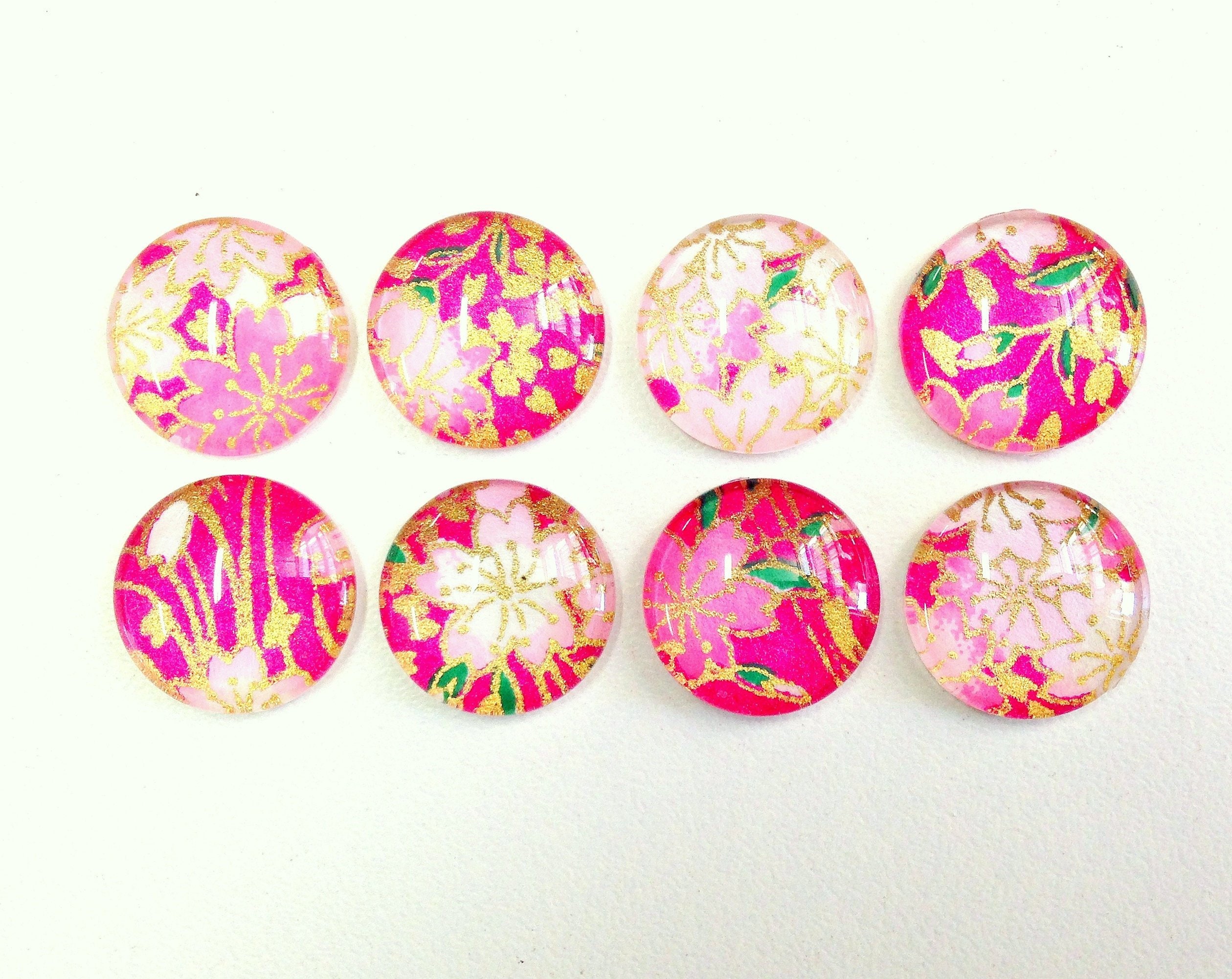 Mixed Bag Magnet Set, Pink and Red Glass Magnets, Fridge Magnets, Japanese  Chiyogami Flower Magnet, Teacher Gift, Refrigerator Magnets, Cute -   Hong Kong