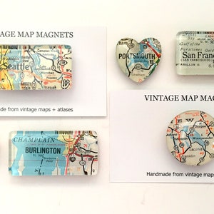 Imán de mapa vintage personalizado, imán de mapa personalizado, regalo para hombre, regalo de mapa, recuerdo de viaje, imán personalizado, regalo para viajero, MÁS VENDIDO