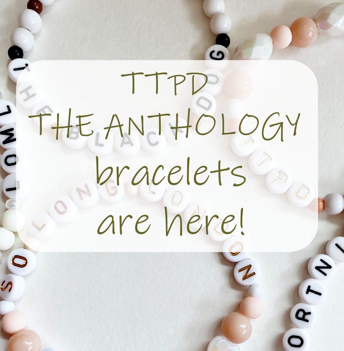 Lot De 14 Bracelets D'Amitié Taylor Swift - Inspirés Des Albums - Perles Argile Multicolore - Pour Fans