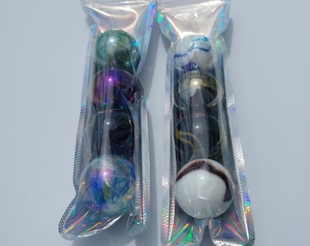 Marbles, 8 Assorted Jumbo Marbles