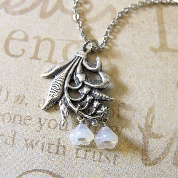 Lily of the Valley Charm Necklace