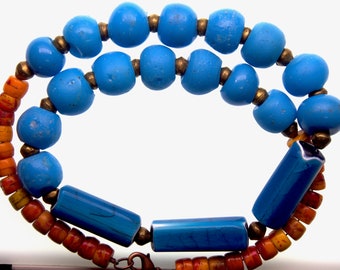 XL Antique Nueva Cadiz Spanish Early Trade Beads T283 RT