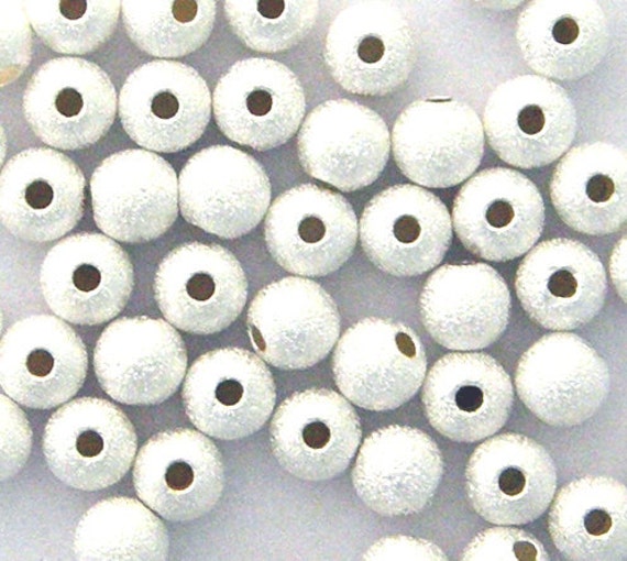 Solid Sterling 925 Silver Bead,20pcs/lot 3mm 4mm 5mm 6mmTiny