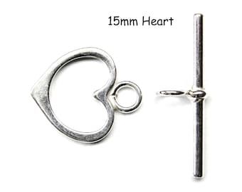 Various TOGGLE Clasp 925 Sterling Silver Each