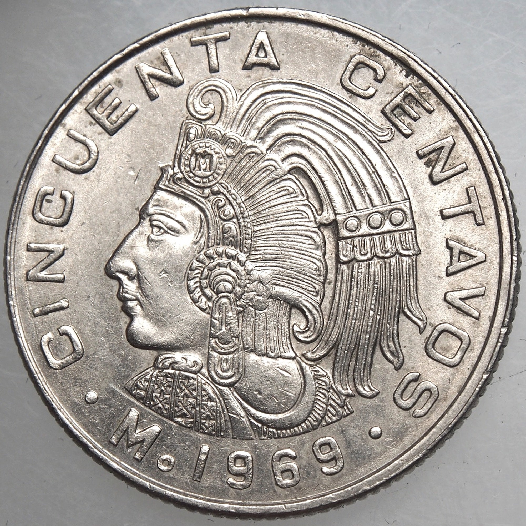1964-1983 50 Centavos Aztec Coyolxauhqui - Etsy