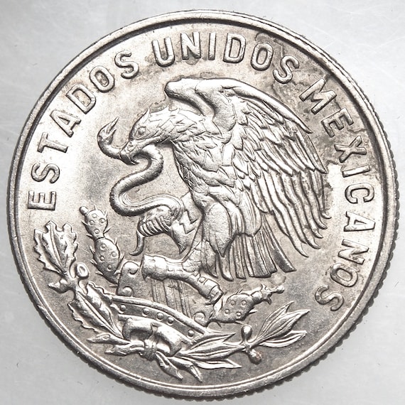 1964-1983 50 Centavos Aztec Coyolxauhqui - Etsy