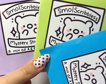 mystery sticker grab bag