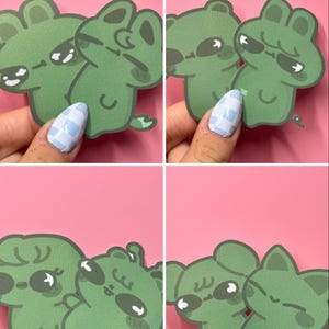 skzoo aliens matte stickers
