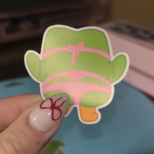 Bikini Duo the owl - matte vinyl sticker
