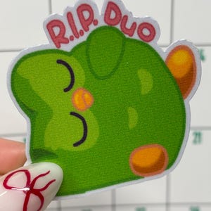 Rip Duo the owl - matte vinyl sticker