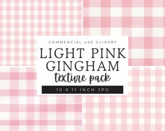 Pink Gingham Background PNG JPEG, Gingham Seamless Pattern, Pastel Pink Gingham Digital Paper, Coquette Style Background, Pink and White