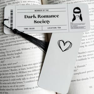 Dark Romance Society Lesezeichen | Brand Spicy | STFUATTDLAGG | Grausam | Book Club Ticketregeln | Gutes Mädchen | Laufen Kleine Maus