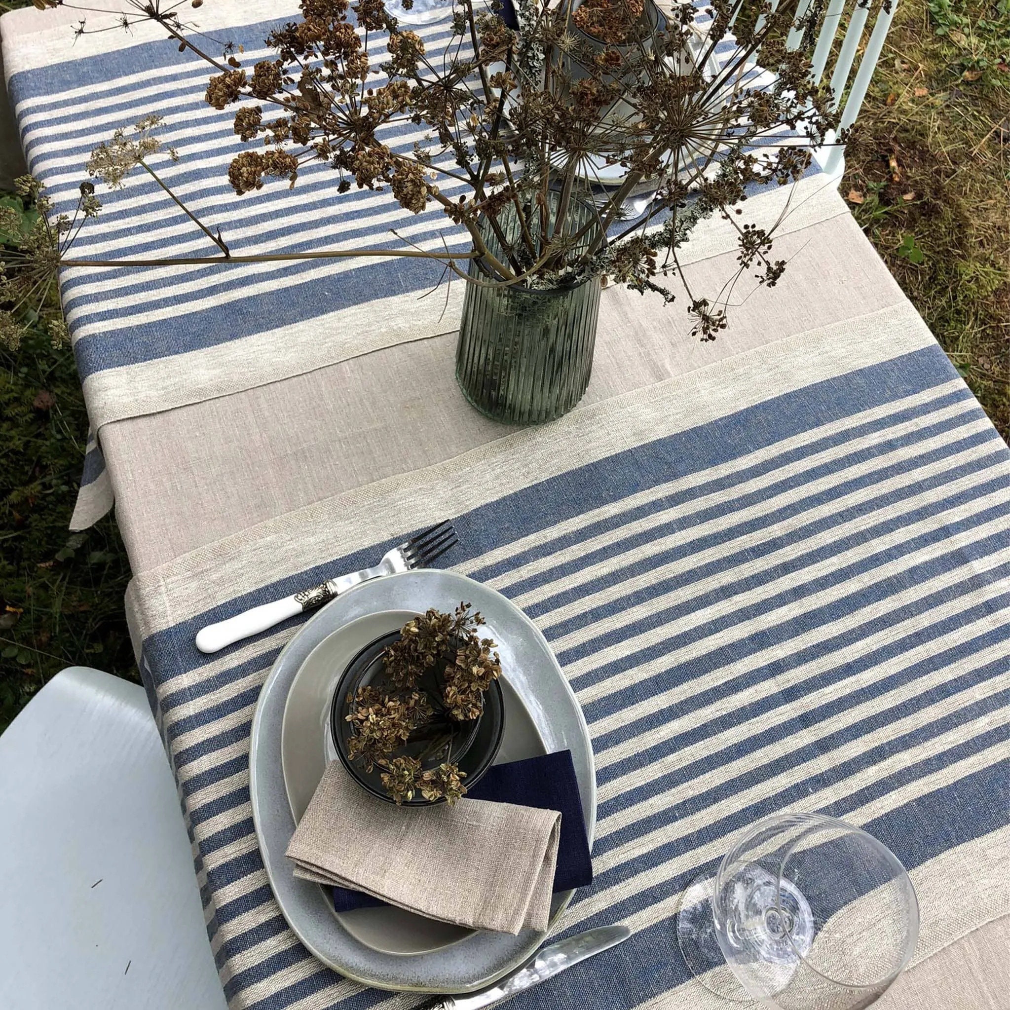 Tende Per Sala Da Pranzo Moderna In Lino Vintage
