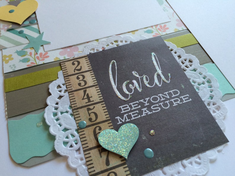 Neutral Gender Baby scrapbook album Etsy