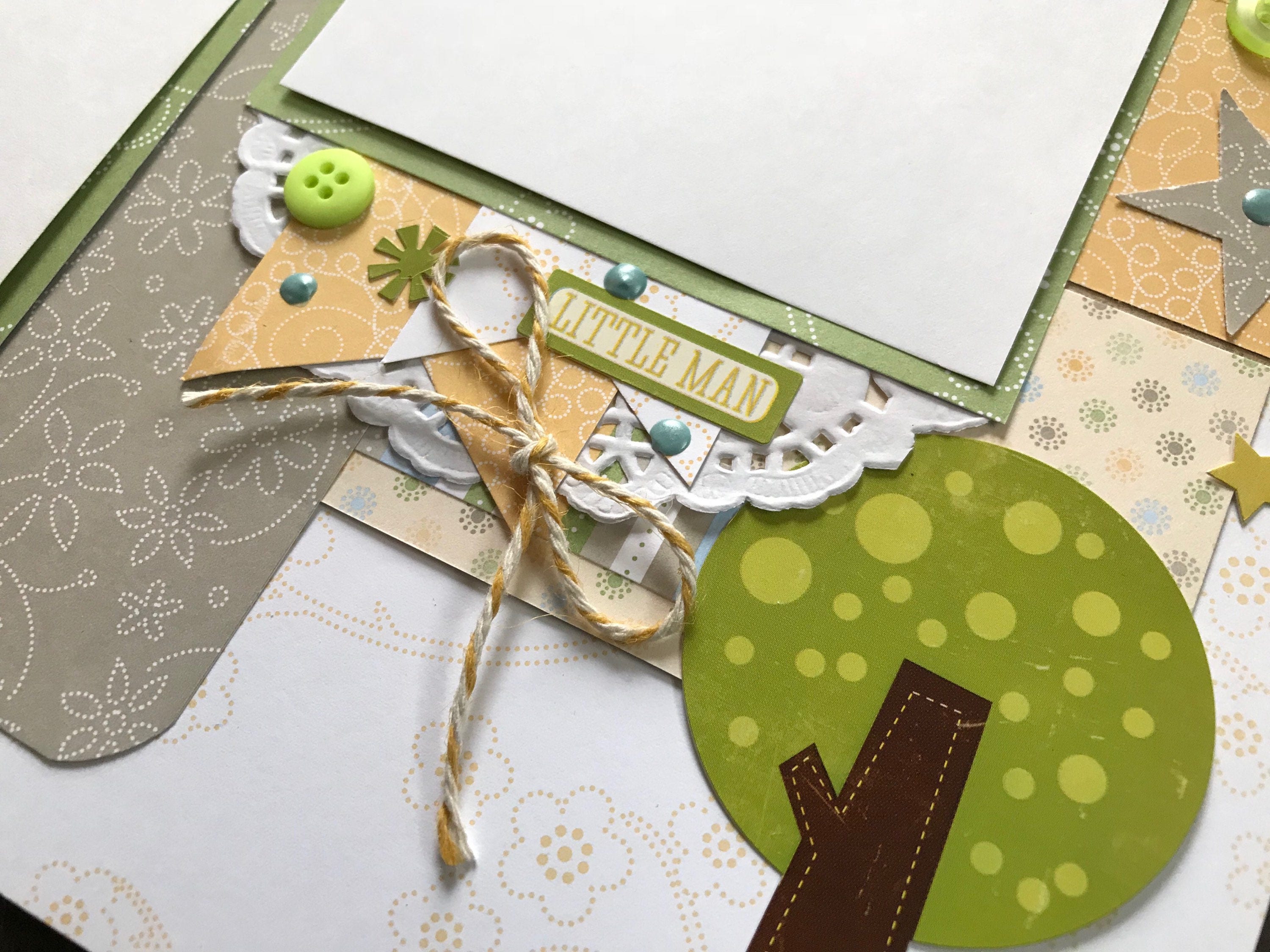 Baby Boy Scrapbook Album Best Gift for Baby Boy Baby Shower Etsy