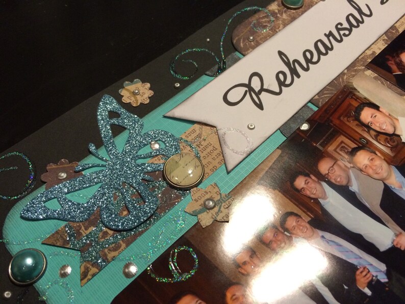 Personalized Wedding Scrapbook Album Etsy