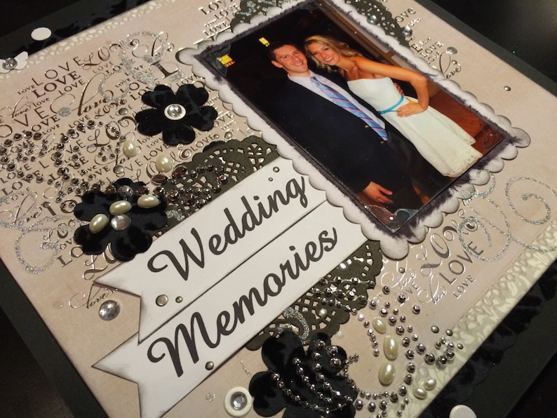 Personalized Wedding Scrapbook Album Etsy