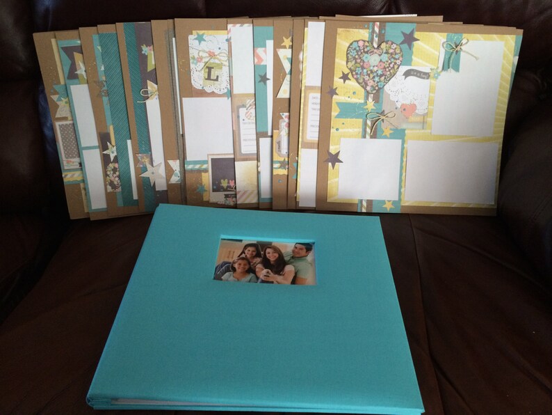 Baby boy scrapbook album 12 x 12 best gift for baby boy Etsy