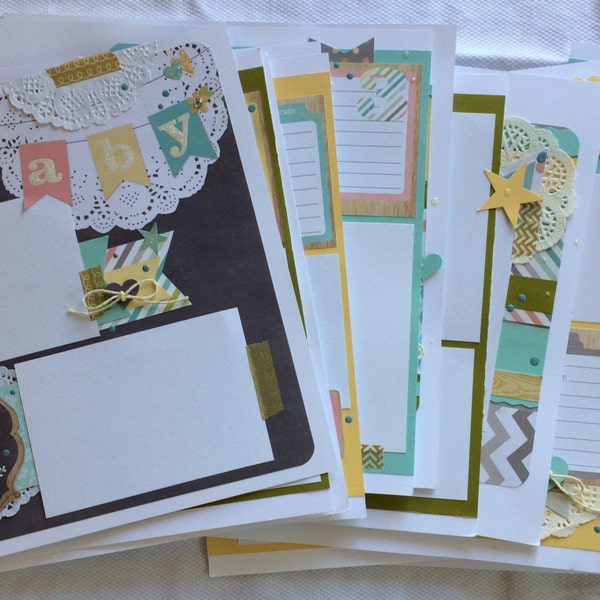 Baby Scrapbook Etsy