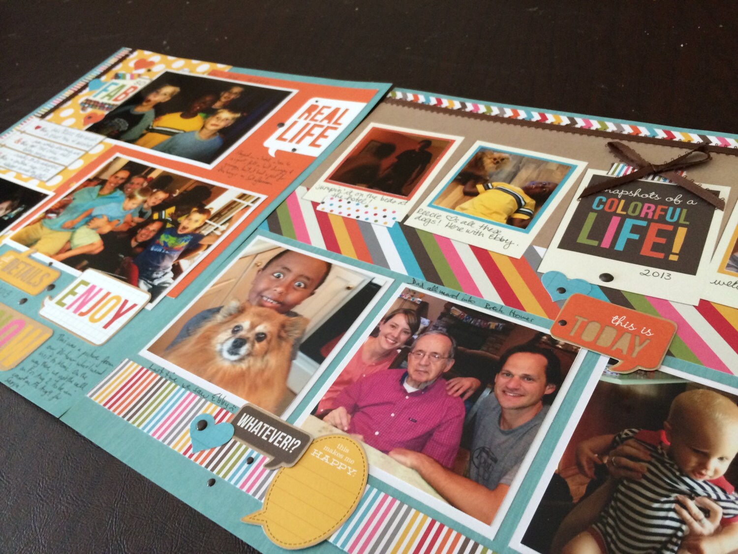 Two NEW Scrapbooking Albums And Coordinated Supplies - Family and