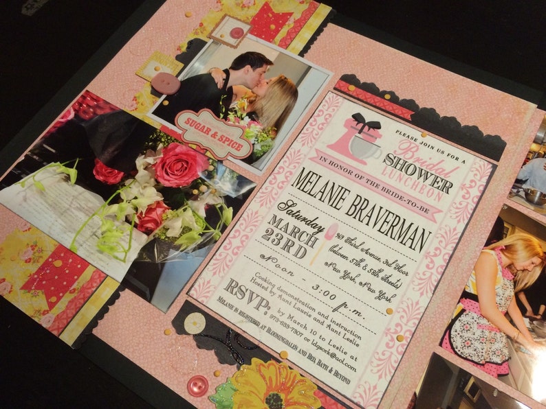 Personalized Wedding Scrapbook Album Etsy