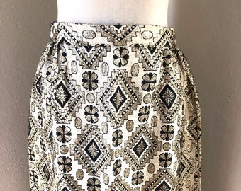 Vintage Alice of California Gold Lurex Thread Maxi Skirt