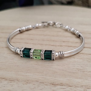 Family Birthstone Bracelet for Women Charm Bracelet Birthstone Jewelry for Her Custom Birthstone Jewelry for Grandma Custom Bracelet for Her