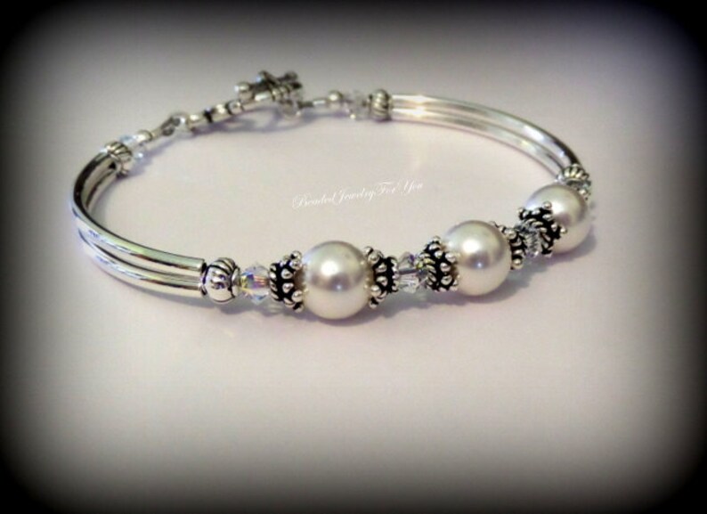 Pearl Wedding Bracelet: Bridesmaid Bracelet Bridesmaid | Etsy